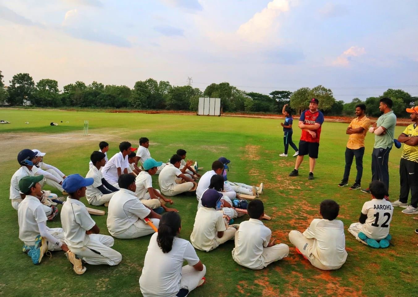 Jesse Ryder, former New Zealand international cricketer, during his masterclass hosted by KSM